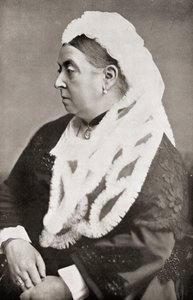 Królowa Wiktoria (1819-1901) w wieku 66 lat, ok. 1885